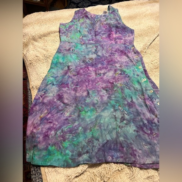 Vintage Batik Tie Dye Sundress - Picture 6 of 7